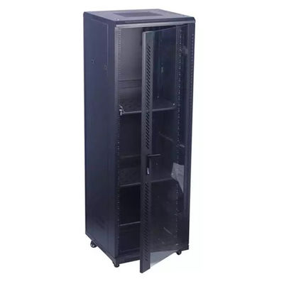 Kalite  37U Floor Standing Server Rack Cabinet SPCC IP20 Cold Rolled Steel fabrika