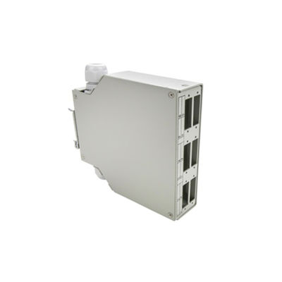 6 Bağlantı Noktalı Metal Dinraya Monte Edilebilir Fiber Optik Din Ray Terminal Kutusu