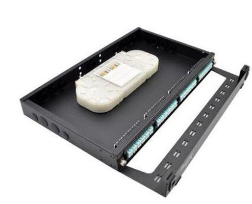 19" FTTH MPO MTP Bağlantı Panelleri LC 1U Fiber Kaset Modülü Raf Montajı