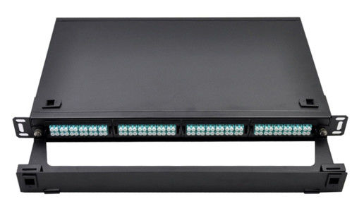19" FTTH MPO MTP Bağlantı Panelleri LC 1U Fiber Kaset Modülü Raf Montajı