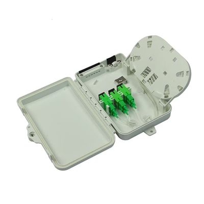 6 Portlu Fiber Optik Terminal Kutusu SC APC/UPC SM SX PC+ABS Telekom için Açık Gri