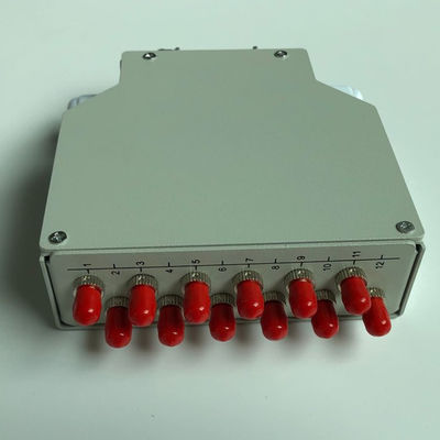 St Adaptörlü 12 Bağlantı Noktalı Din Raylı Fiber Optik Din Raylı Terminal Kutusu Monteli
