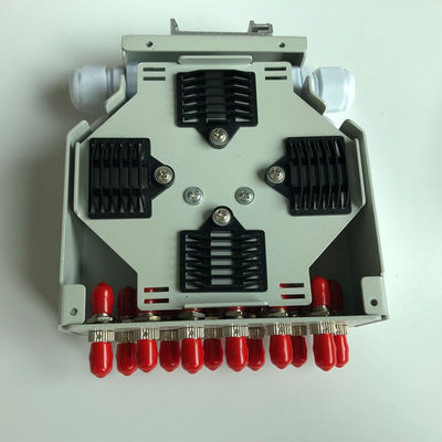 St Adaptörlü 12 Bağlantı Noktalı Din Raylı Fiber Optik Din Raylı Terminal Kutusu Monteli
