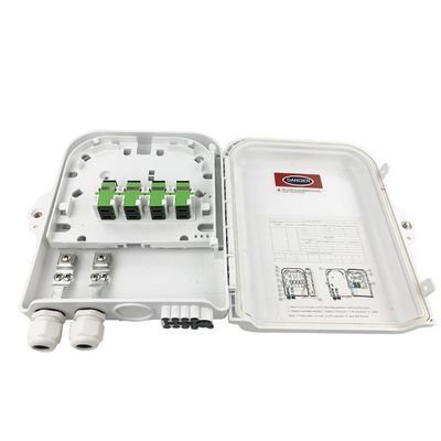 Fiber Optik Terminal Kutusu 8 Bağlantı Noktalı İç Mekan Dış Mekan SC APC/UPC SM Simplex