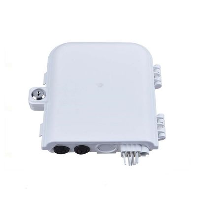 Fiber Optik Terminal Kutusu 8 Çekirdekli SM/DX SC/LC/ST/FC Açık Gri/Siyah IP 66