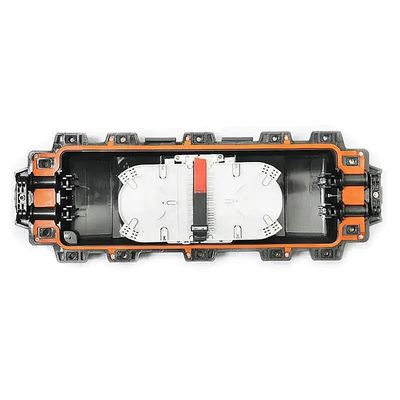 Yeraltı 288Cores Fiber Optik Kapatma 2in 2out Yatay Anten Ek Muhafazası
