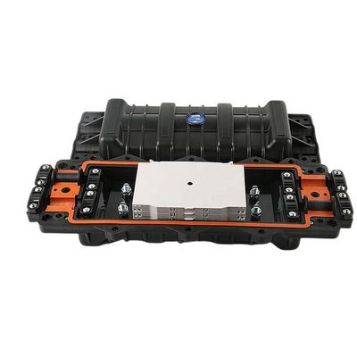 Satır İçi Tip 96 Çekirdekli Fiber Optik Ek Kapatma 4 bağlantı noktalı Ortak Muhafaza 2 giriş 2 çıkış