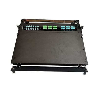 19&quot; LC Fiber Bağlantı Paneli MTP MPO 1U Metal Fiber Sonlandırma Kutusu