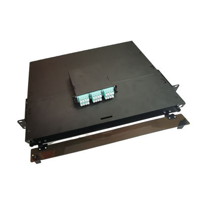 19&quot; LC Fiber Bağlantı Paneli MTP MPO 1U Metal Fiber Sonlandırma Kutusu