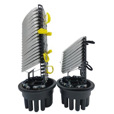 Dış Mekan Anteni 288 çekirdekli Fiber Optik Ortak Muhafaza 6in 6out Dome Splice Kapatma