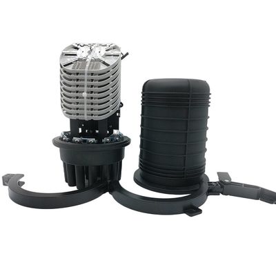 Dış Mekan Anteni 288 çekirdekli Fiber Optik Ortak Muhafaza 6in 6out Dome Splice Kapatma