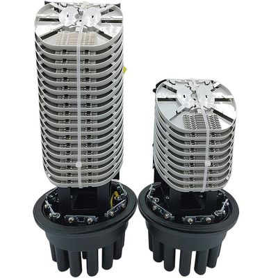 Dış Mekan Anteni 288 çekirdekli Fiber Optik Ortak Muhafaza 6in 6out Dome Splice Kapatma