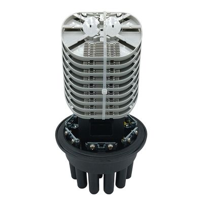 Dış Mekan Anteni 288 çekirdekli Fiber Optik Ortak Muhafaza 6in 6out Dome Splice Kapatma