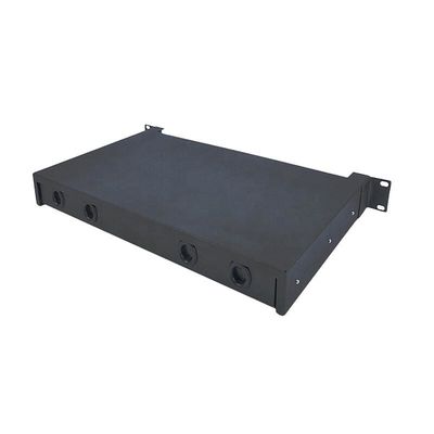 1U 12 Bağlantı Noktalı Fiber Optik Bağlantı Paneli LC Dubleks Fiber Optik Terminal Kutusu