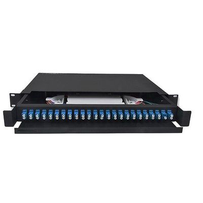 ODF 24 Bağlantı Noktalı Fiber Optik Yama Paneli Muhafaza Kutusu 24 Çekirdekli Çekmece Bağlantısı