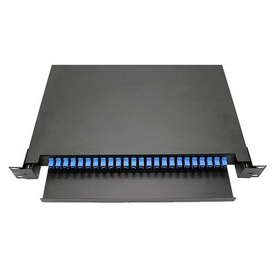 ODF 24 Bağlantı Noktalı Fiber Optik Yama Paneli Muhafaza Kutusu 24 Çekirdekli Çekmece Bağlantısı