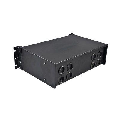 3u 3ru 19&quot; ODF 96 Fiber Optik Raf Montajlı Kutu Çekmece Tipi Patch Panel