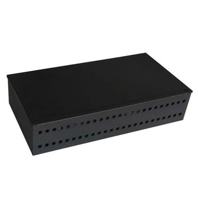 19&quot; 2U Fiber Bağlantı Paneli Raf Montajlı Sabit Tip 48 Çekirdekli FC Adaptörü