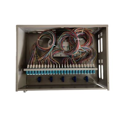 3U Fiber Optik Bağlantı Paneli Raf Montajı 288Core LC Dörtlü Salıncak Stili