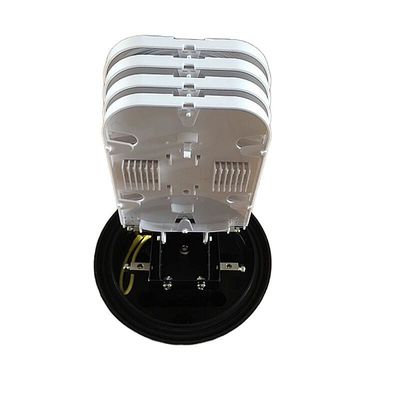 Yatay Ekleme Muhafazası Fiber Optik Kubbe Kapatma 144 Çekirdek 5 Bağlantı Noktası