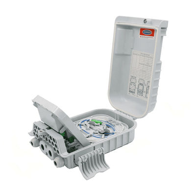 FTTx 1x8 PLC Fiber Optik Bölücü Kutusu Dağıtımı IP68 16 Çekirdek