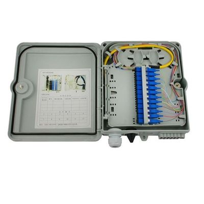 12 / 24 Bağlantı Noktalı Dahili / Harici Fiber Sonlandırma Kutusu FTTH FTTX FTTB