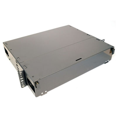 LGX 2U Raf Montajlı Fiber Muhafaza 6 Adaptör Paneli LC UPC Dubleks 6 Yuva 72F