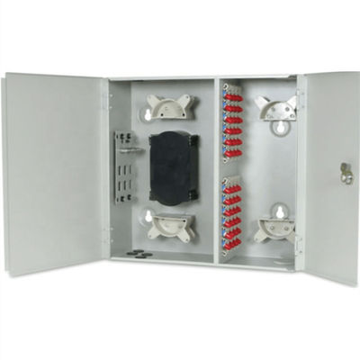 FTTH Duvara Monte Fiber Optik Yama Paneli 48 çekirdekli FC / LC / SC / ST