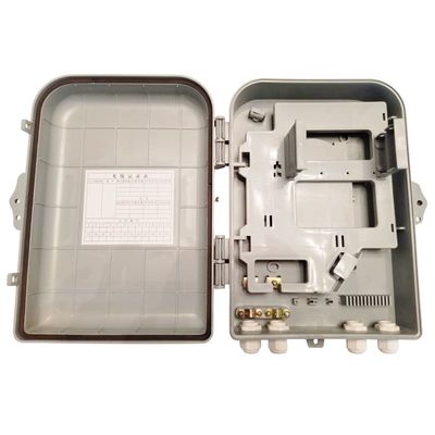 Su geçirmez Fiber Optik Bölücü 1x16 Fiş IP66 ABS PLC Bölücü