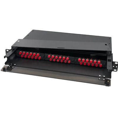 Ağ Tekli Mod MPO MTP Yama Panelleri ST Fiber Yama Paneli OEM'i Dışarı Sürgülü