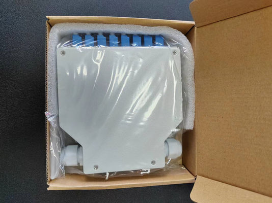 24 Çekirdekli Fiber Optik Din Raylı Terminal Kutusu, 12 Adet Lc / Apc Dubleks Adaptörlü