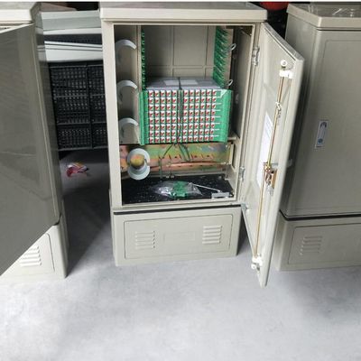 FC SMC Fiber Optik Kabin FDH Dış Mekan Fiber Dağıtım Kabini 144 Çekirdek