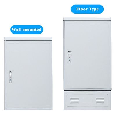 SMC Fiber Çapraz Bağlantı Sokak Kabini FTTH Metal 288 çekirdekli FDT Kutusu