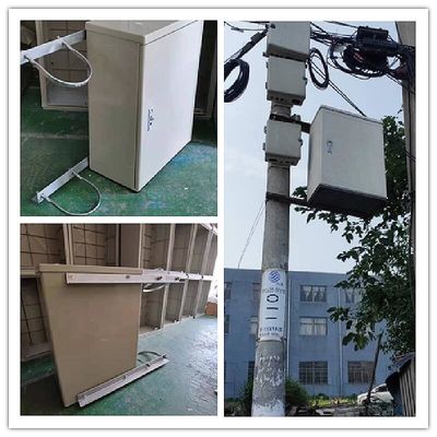 SMC Fiber Çapraz Bağlantı Sokak Kabini FTTH Metal 288 çekirdekli FDT Kutusu