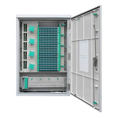 SMC Fiber Çapraz Bağlantı Sokak Kabini FTTH Metal 288 çekirdekli FDT Kutusu