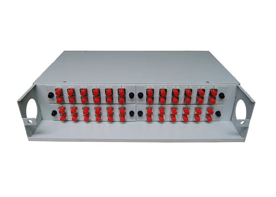 Raf Montajlı ODF Fiber Sonlandırma Sabit 2U 48 Çekirdekli Fiber Optik Sonlandırma Kutusu