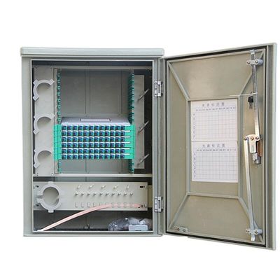 144 Çekirdek Dış Mekan Fiber Optik Dağıtım Kabini FTTH Suya Dayanıklı SMC Malzemesi
