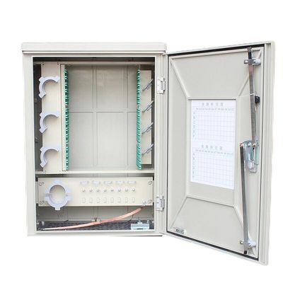 144 Çekirdek Dış Mekan Fiber Optik Dağıtım Kabini FTTH Suya Dayanıklı SMC Malzemesi