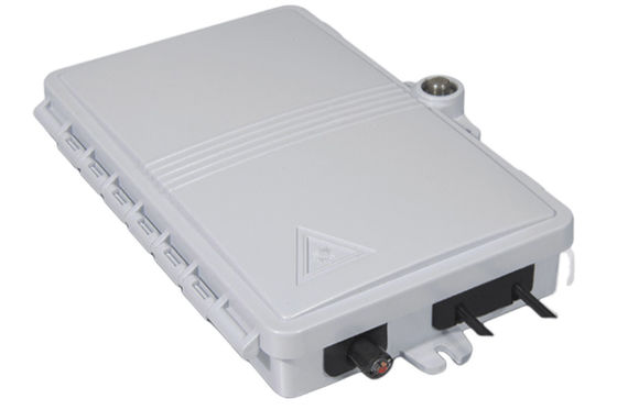 2 Portlu Fiber Optik Terminal Kutusu FTTH Dış Mekan/İç Mekan PC ABS Malzemesi Açık Gri