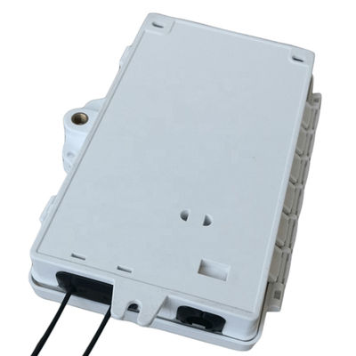 2 Portlu Fiber Optik Terminal Kutusu FTTH Dış Mekan/İç Mekan PC ABS Malzemesi Açık Gri