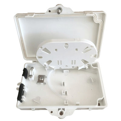 2 Portlu Fiber Optik Terminal Kutusu FTTH Dış Mekan/İç Mekan PC ABS Malzemesi Açık Gri