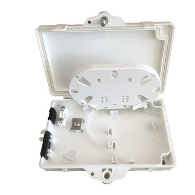 2 Portlu Fiber Optik Terminal Kutusu FTTH Dış Mekan/İç Mekan PC ABS Malzemesi Açık Gri