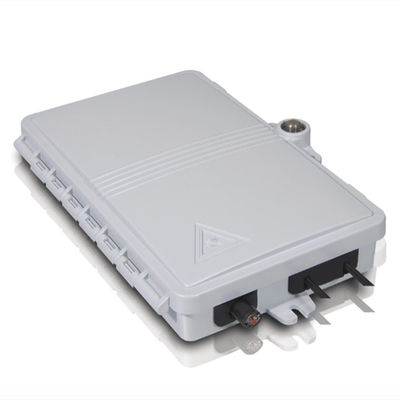 2 Portlu Fiber Optik Terminal Kutusu FTTH Dış Mekan/İç Mekan PC ABS Malzemesi Açık Gri