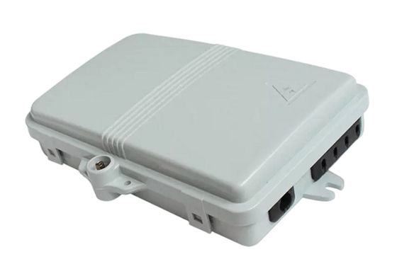 4Port Fiber Optik Terminal Kutusu SC Simplex SM Kabloları Beyaz Suya Dayanıklı IP-66