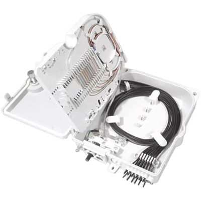 Fiber Optik Terminal Kutusu 12Port SC/LC/ST/FC IP-66 UPC/APC Açık Gri FTTH