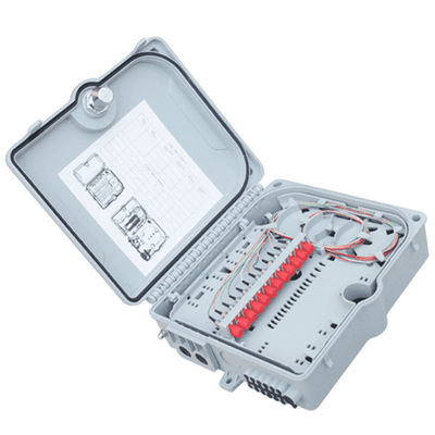 Fiber Optik Terminal Kutusu 12Port SC/LC/ST/FC IP-66 UPC/APC Açık Gri FTTH