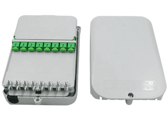 16 Çekirdek Ayırıcı FTTH Dağıtım Kutusu UPC / APC Duvara Monte Açık Gri