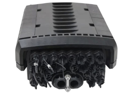 FTTB 24 Bağlantı Noktalı Fiber Sonlandırma Kutusu Duvar Montajlı Siyah IP68 OM1 96Çekirdek