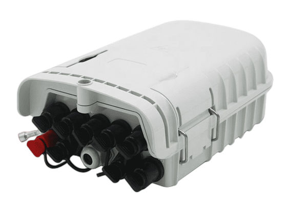 ABS PLC 8 Bağlantı Noktalı Fiber Sonlandırma Kutusu Gri Optik Terminal Muhafazası IP65