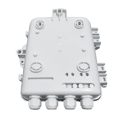 SC 1x8 PLC Fiber Optik Bölücü Kutusu IP65 12 Çekirdek Duvara Monte